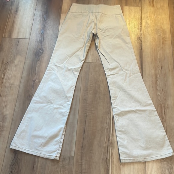 Hot kiss flare khaki pants jeans wide leg trousers size 1 23 - Picture 9 of 13